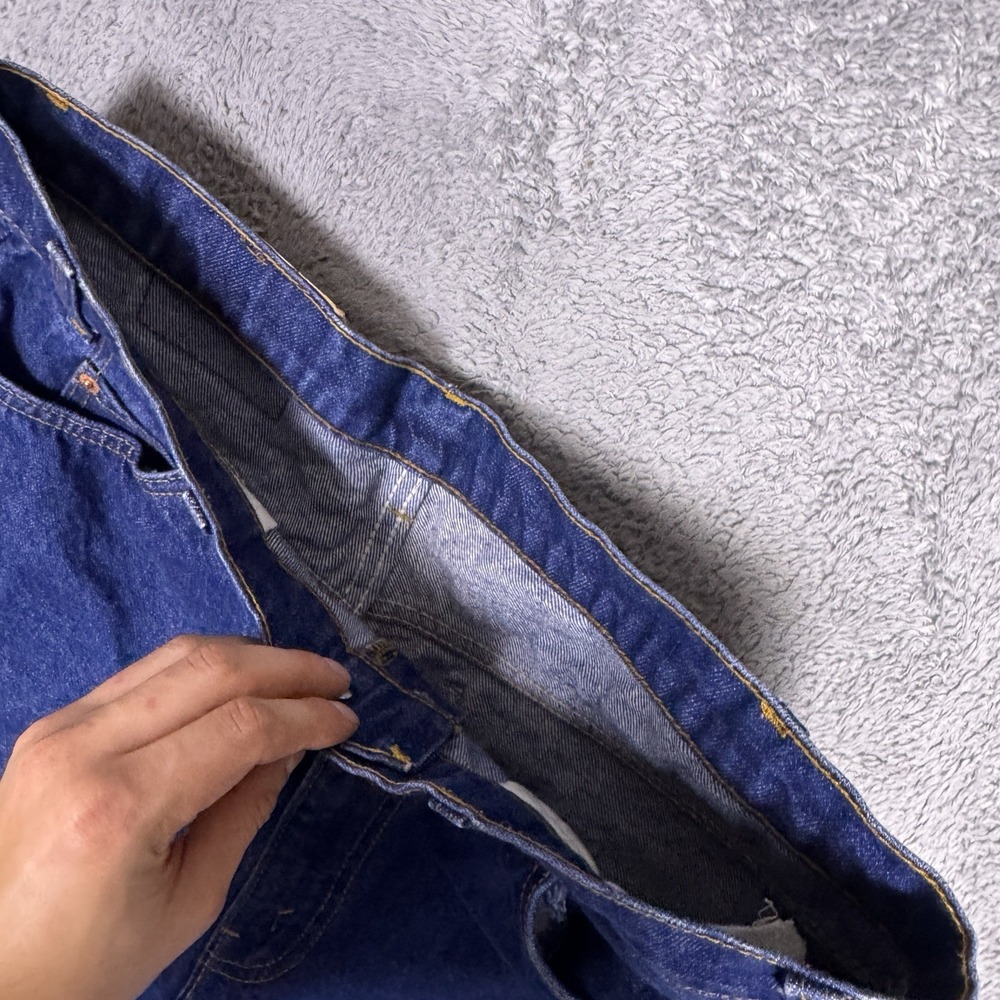 Levi's 20517-0217 Orange Tab Jeans Mens 36x27 Denim USA Made 1988 Talon - Picture 3 of 15